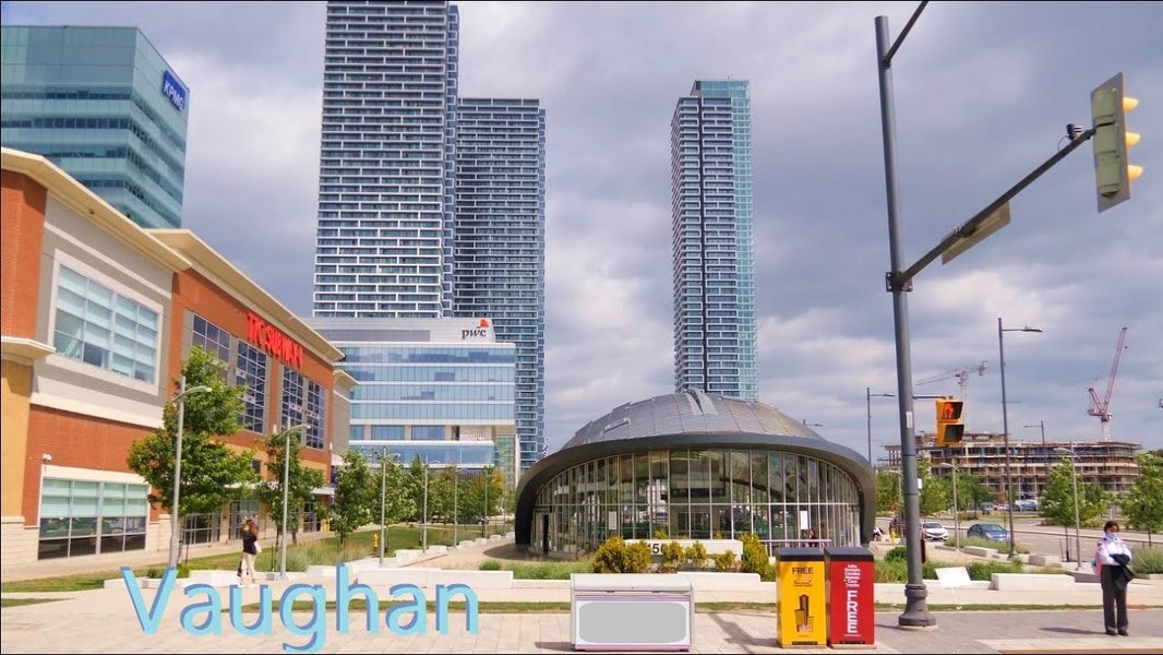 Downtown Vaughan city view – same-day weed delivery by GreenHouseGTA