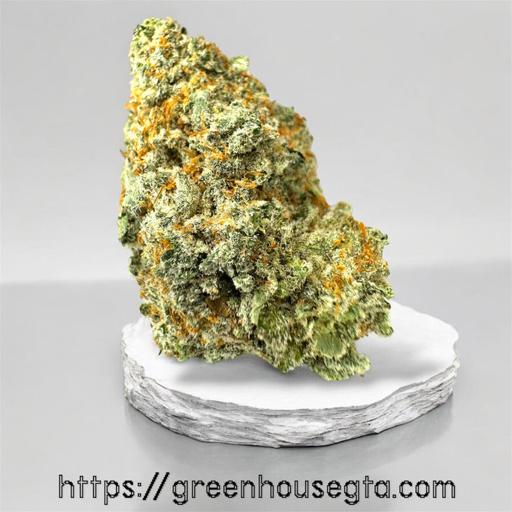 Frankenstein AAAA Indica flower – sweet mango citrus aroma, same-day delivery GTA