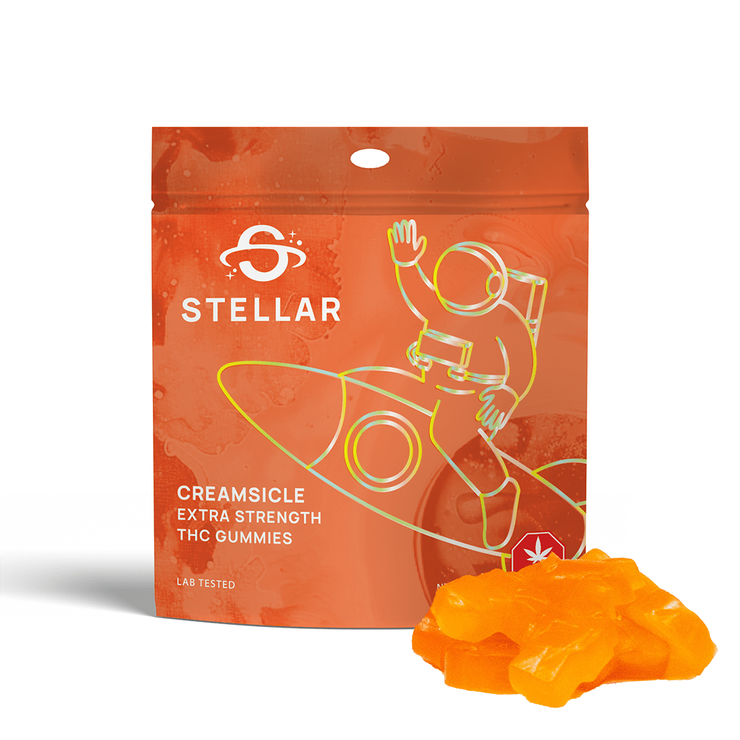 STELLAR 500MG THC GUMMIES CREAMSICLE – premium edibles delivery Mississauga – GreenHouseGTA