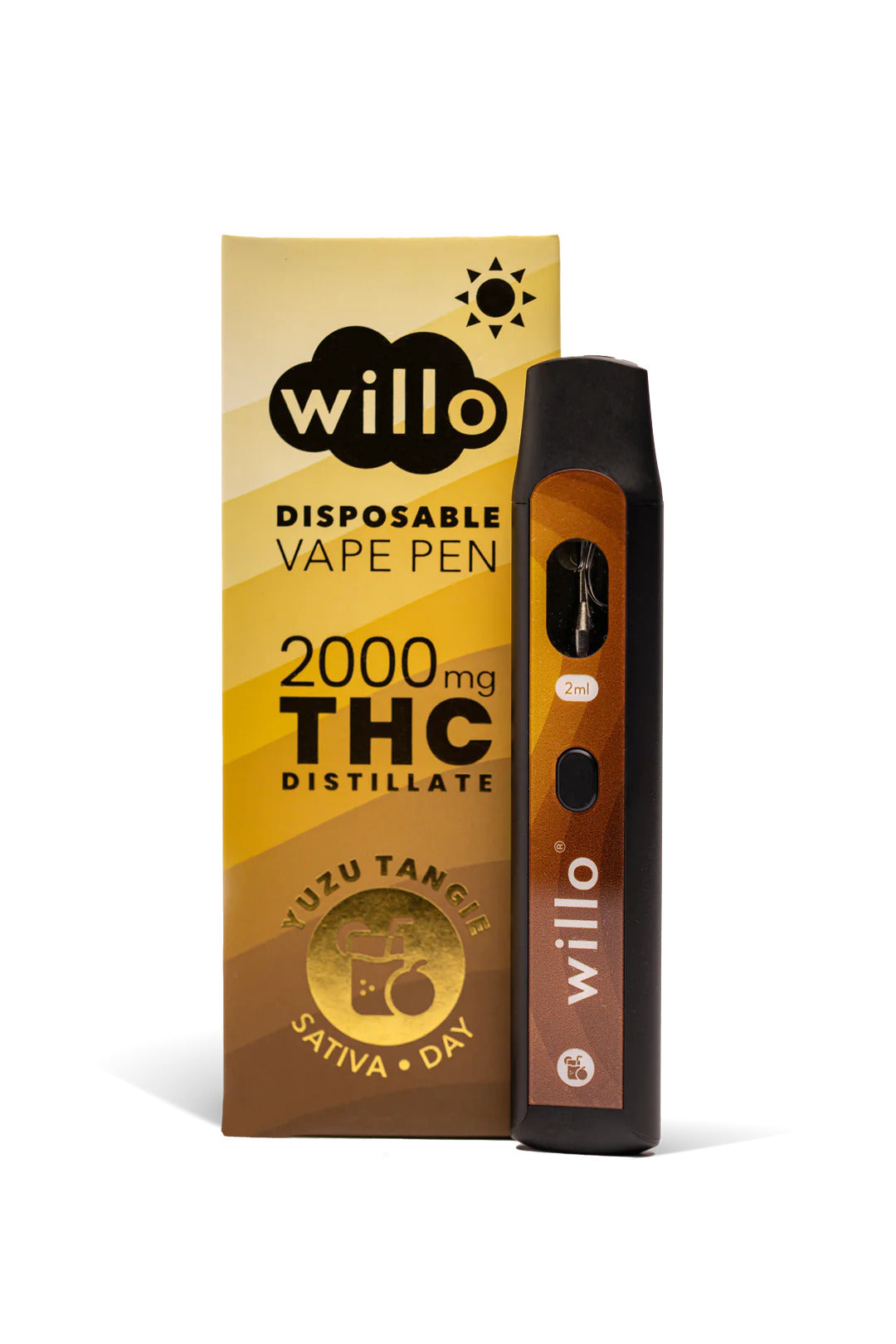 1000MG THC Yuzu Tangie Disposable – Willo vape delivery Etobicoke – GreenHouseGTA