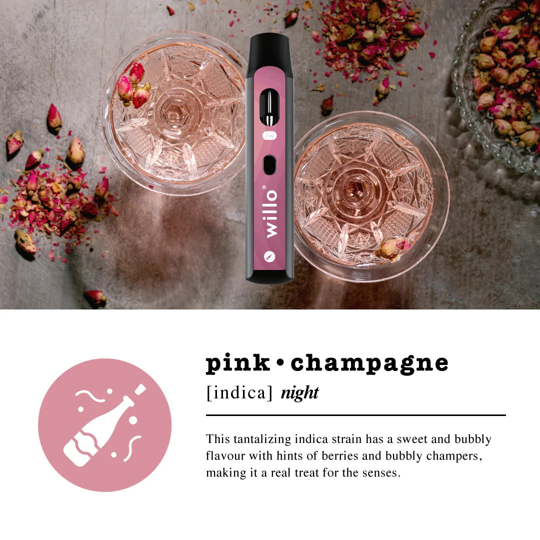 1000mg THC Pink Champagne Disposable –2- THC disposable delivery Vaughan – GreenHouseGTA