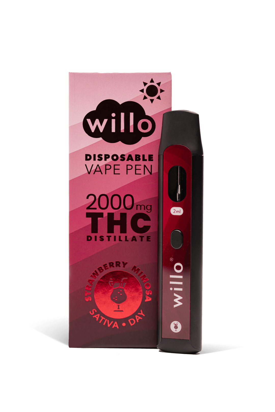 1000mg THC Strawberry Mimosa Disposable – buy disposable vapes online North York – GreenHouseGTA