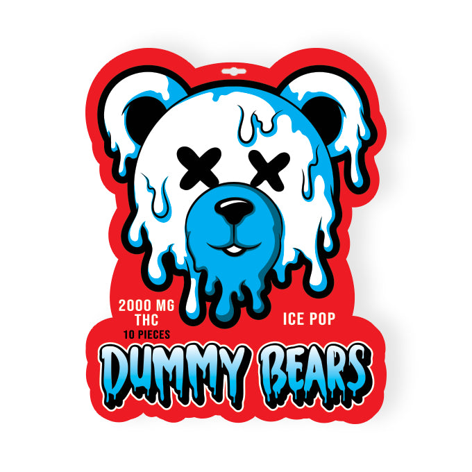 2000mg THC Dummy Bears Ice Pop weed edibles Toronto same day delivery