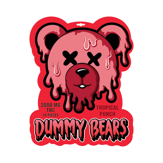 2000mg THC Dummy Bears Tropical Punch weed edibles Toronto same day delivery
