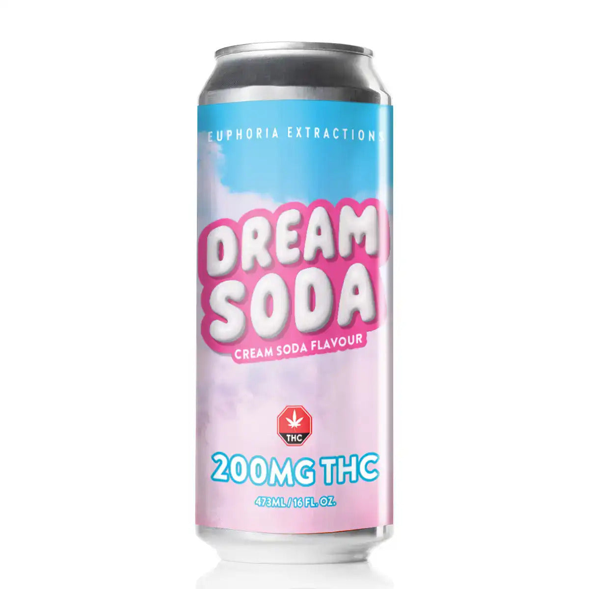 200mg THC Dream Soda cream soda drink by Euphoria Extractions – cannabis beverage Toronto delivery