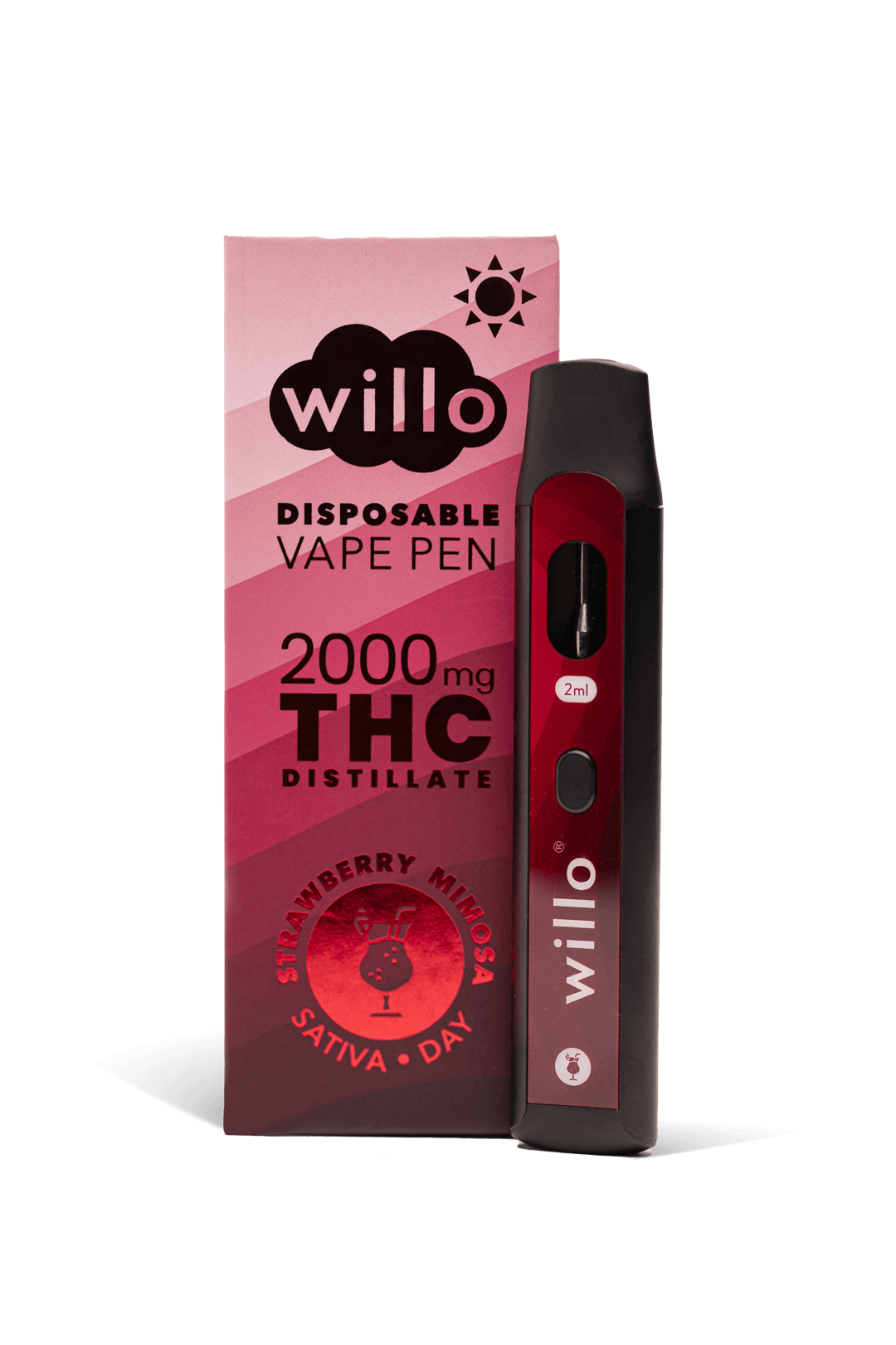 Strawberry Mimosa Disposable - Willo ALL PRODUCTS VAPES