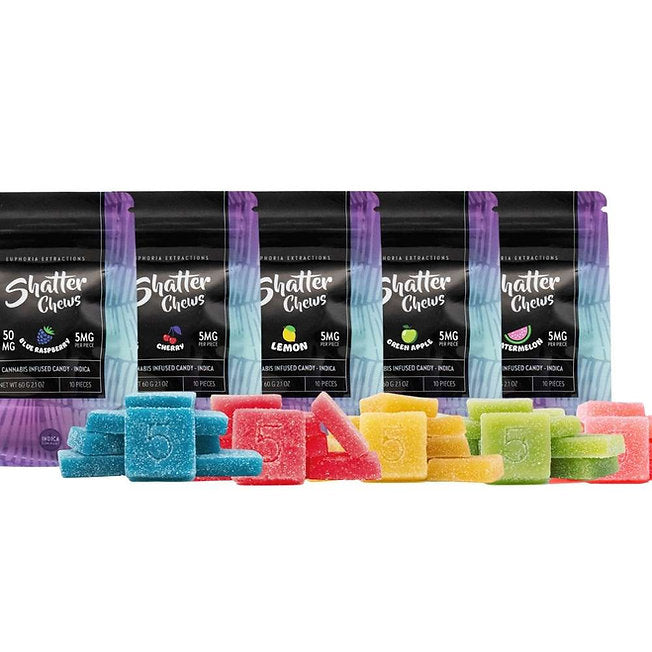 Blue Raspberry 10 Pack Shatter Chews