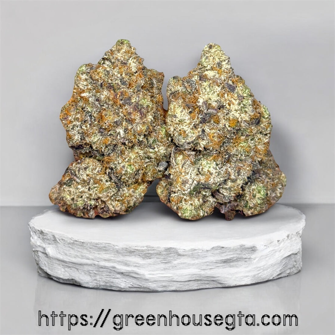 "Gucci Pink AAAAA Indica strain – premium super quads flower with gas aroma and frosty buds – GreenHouseGTA weed delivery Toronto