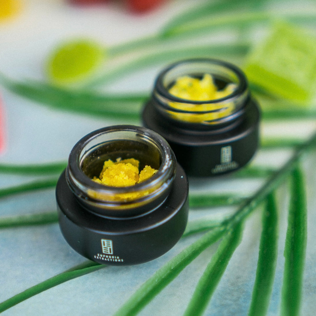 Euphoria Extractions Live Resin Concentrate 2g Jar – Golden Crumble Texture – Toronto Weed Delivery