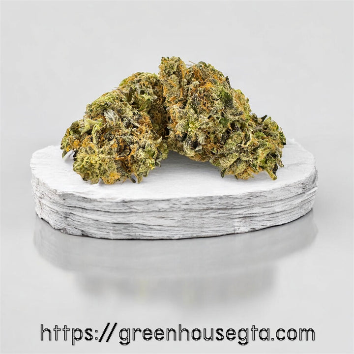 Mega Pink AAAA Indica buds 32% THC – earthy sweet gas cannabis by GreenHouseGTA Toronto weed delivery
