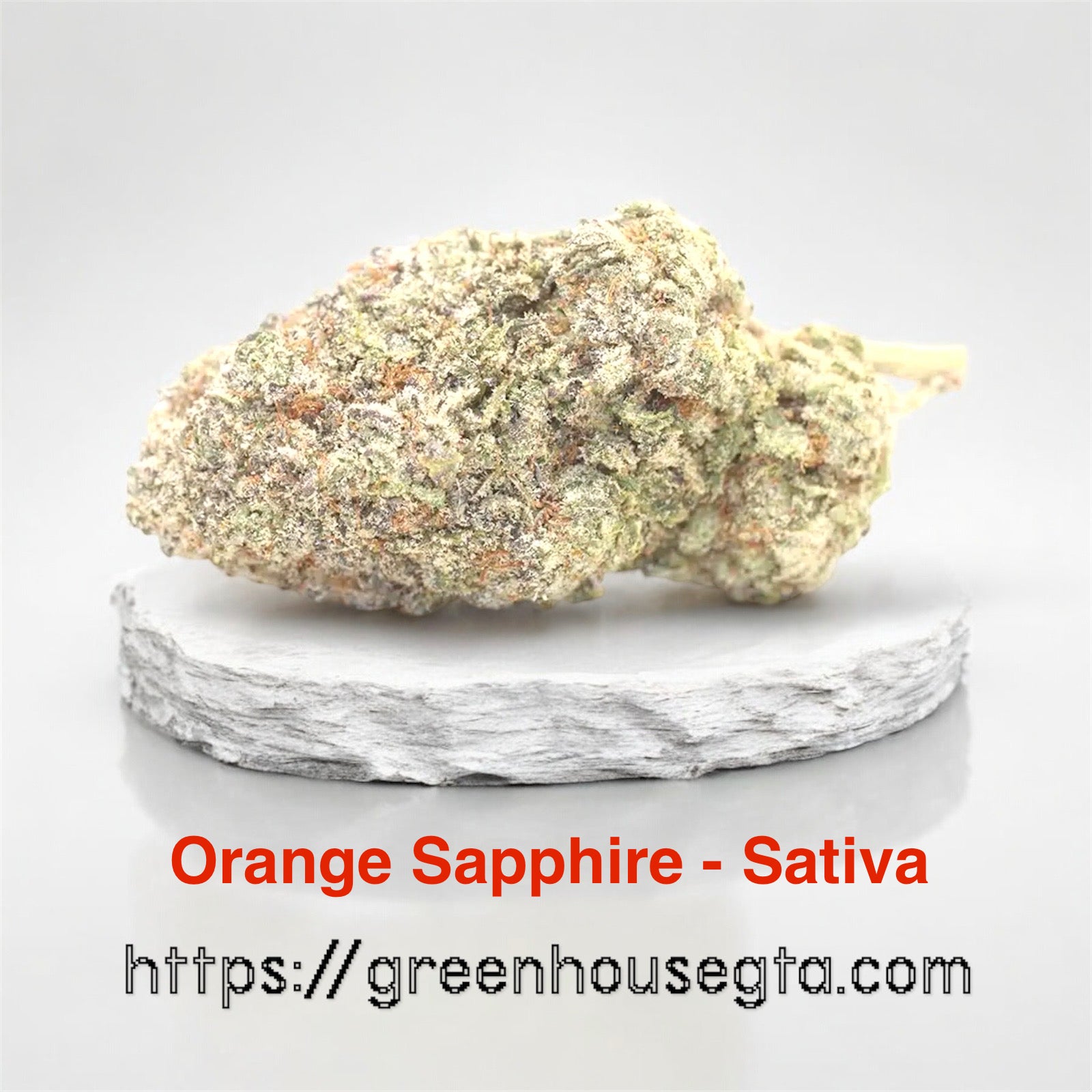 Orange Sapphire AAAA Sativa flower 32% THC – same-day weed delivery Toronto