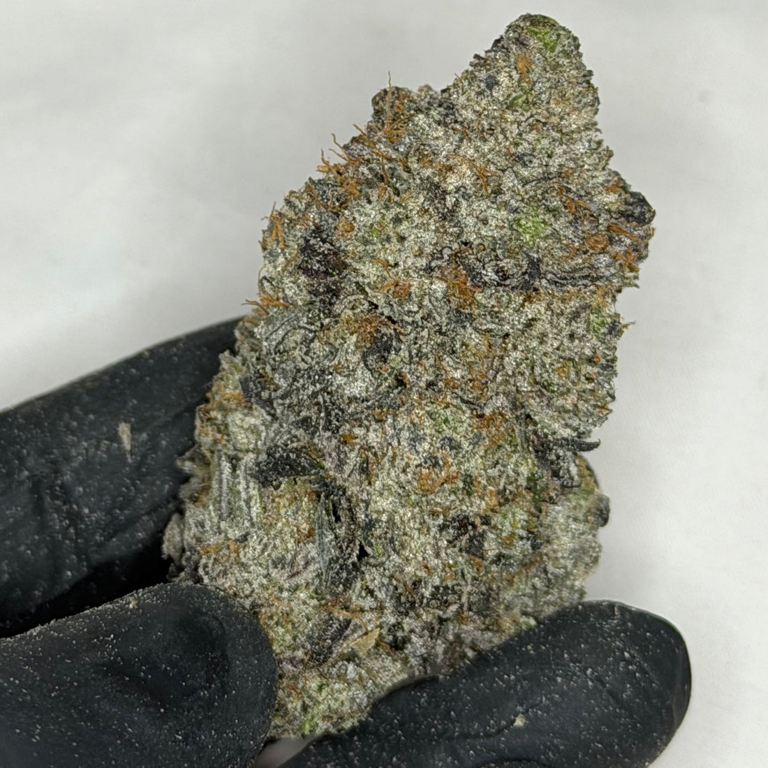 Pink Hennessy AAAAA indica 39% THC – ultra frosty purple-green bud with orange hairs, Toronto weed delivery