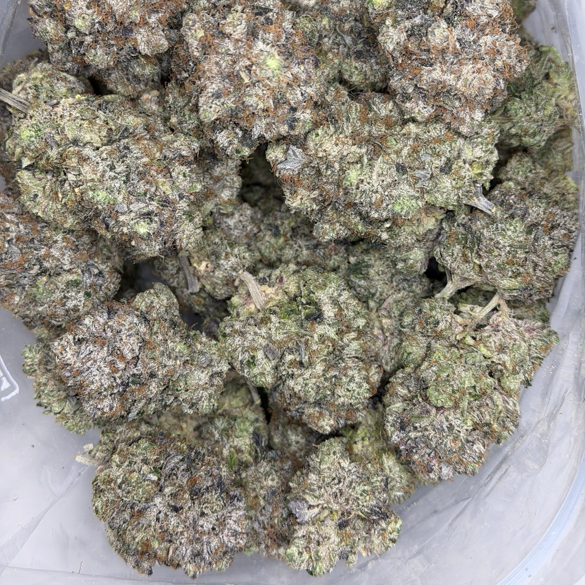 Pink Monarch LSO AAAAA Indica frosty purple buds with rich pink gas terpenes and sticky resin