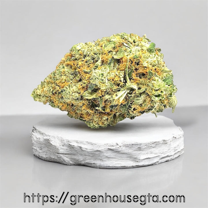 Pink Rockstar strain AAAA Indica – 32% THC gassy floral aroma – Toronto same-day weed delivery