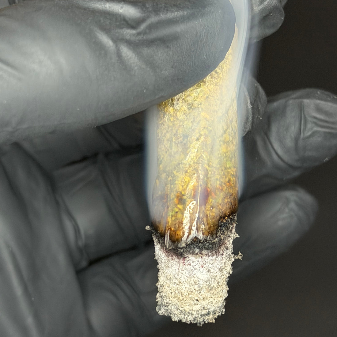 Raspberry Skywalker hybrid joint burning clean with light ash – Toronto weed delivery