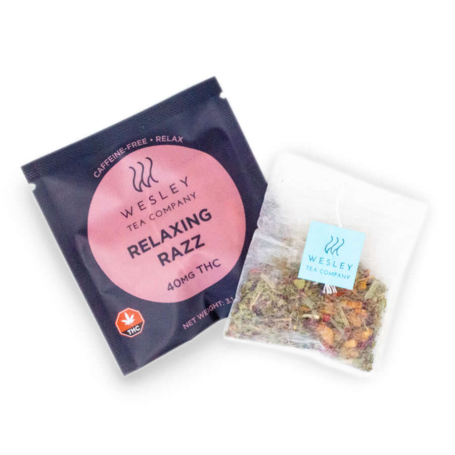 Relaxing Razz Tea 40mg THC – 3 - cannabis edibles delivery Markham – GreenHouseGTA
