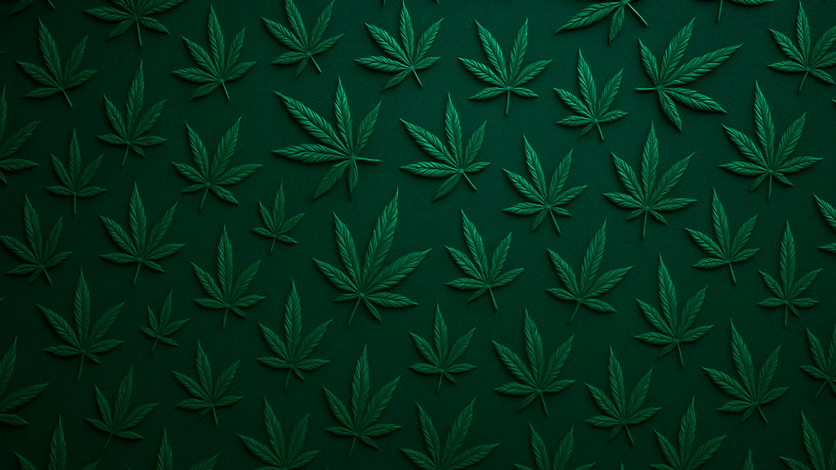 Weed delivery in Richmond Hill – green cannabis leaf pattern background