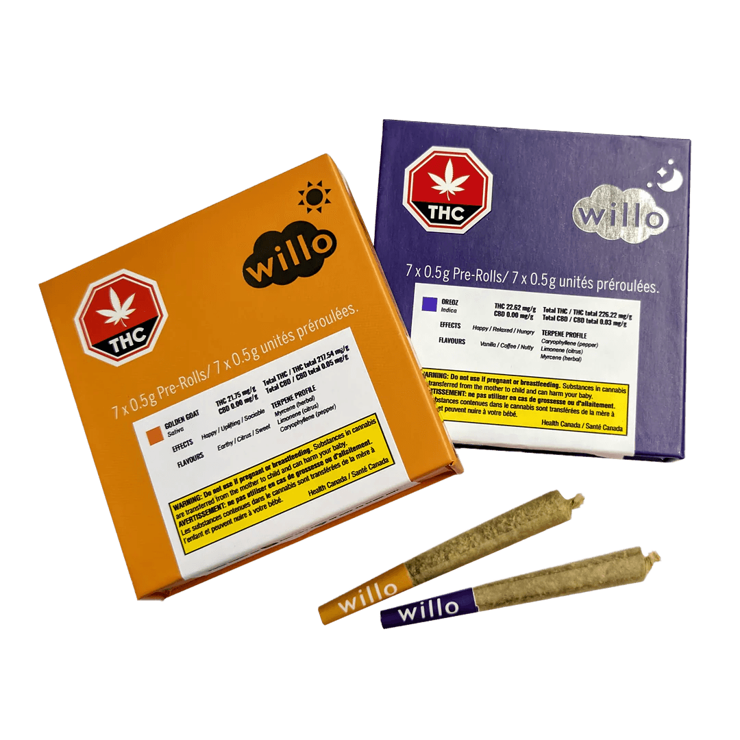 Willo Premium Pre-Rolls 7 x 0.5 grams ALL PRODUCTS PRE-ROLLS